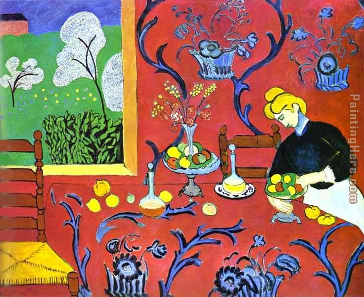 Henri Matisse Harmony in Red